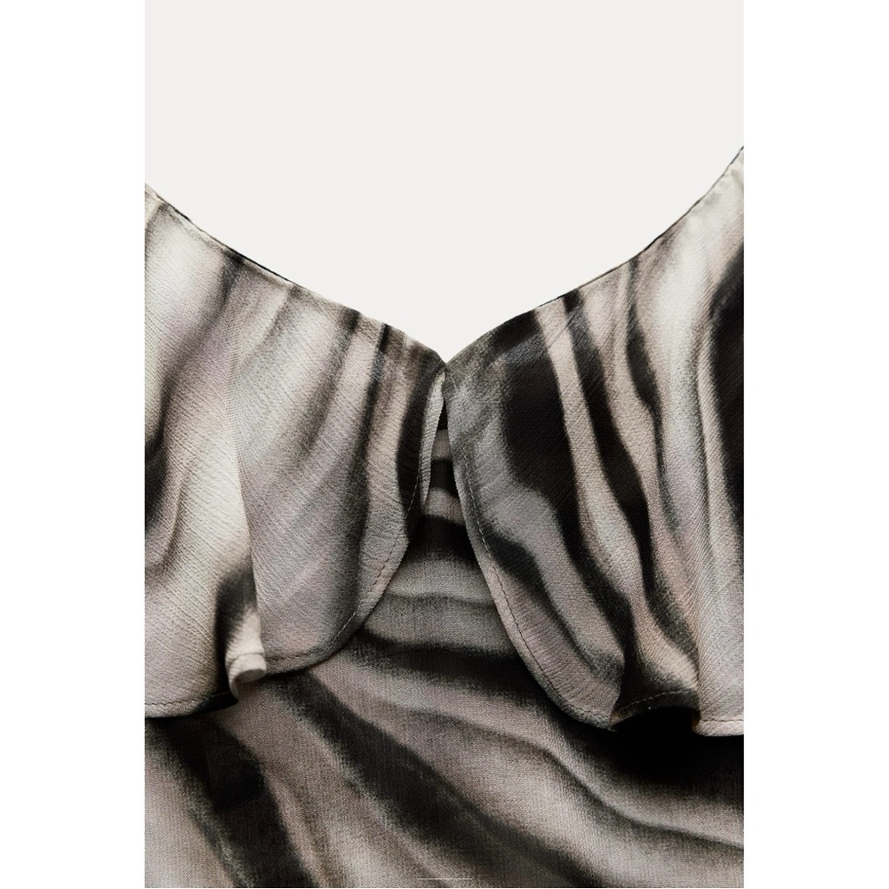 ZARA ANIMAL PRINT TOP ZW COLLECTION - Picture 9 of 11